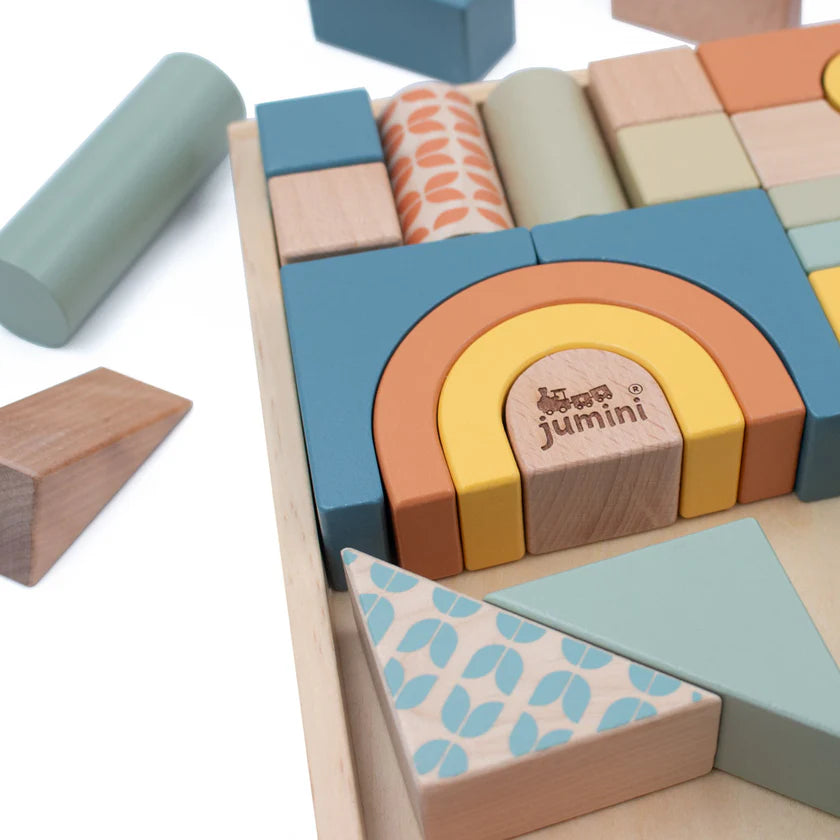 Jumini Retro Block Set with Tray