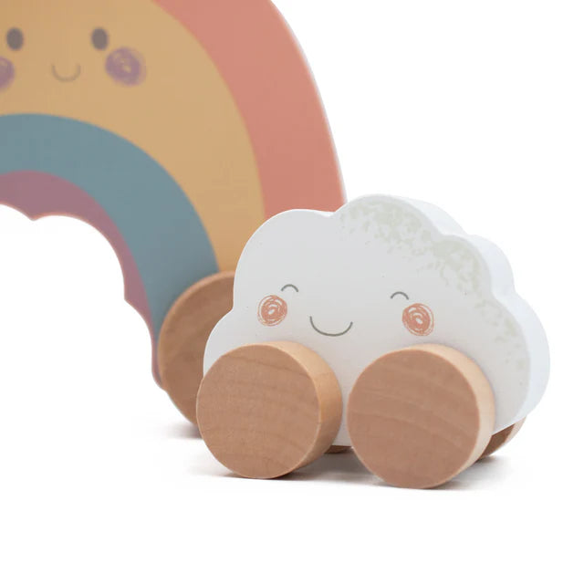 Pull Along Friends - Rainbow and Cloud