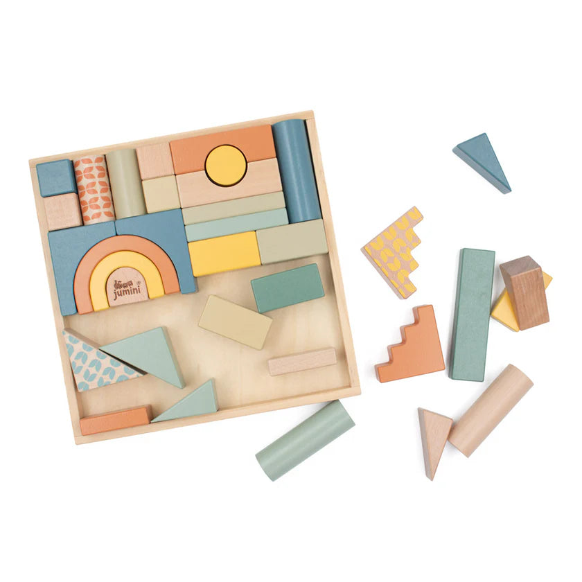 Jumini Retro Block Set with Tray