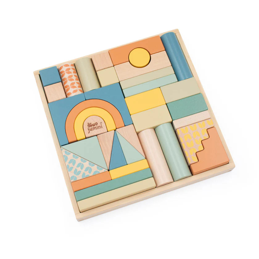 Jumini Retro Block Set with Tray