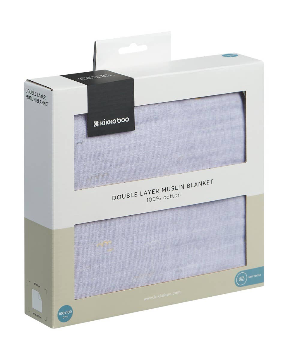 Double Layer Muslin Blanket 100x100cm Seally Me