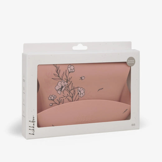 Bib Platinum Silicone Flora: Blush