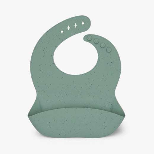 Bib Platinum Silicone: Sage