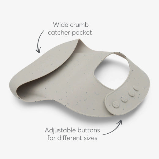 Bib Platinum Silicone: Sand